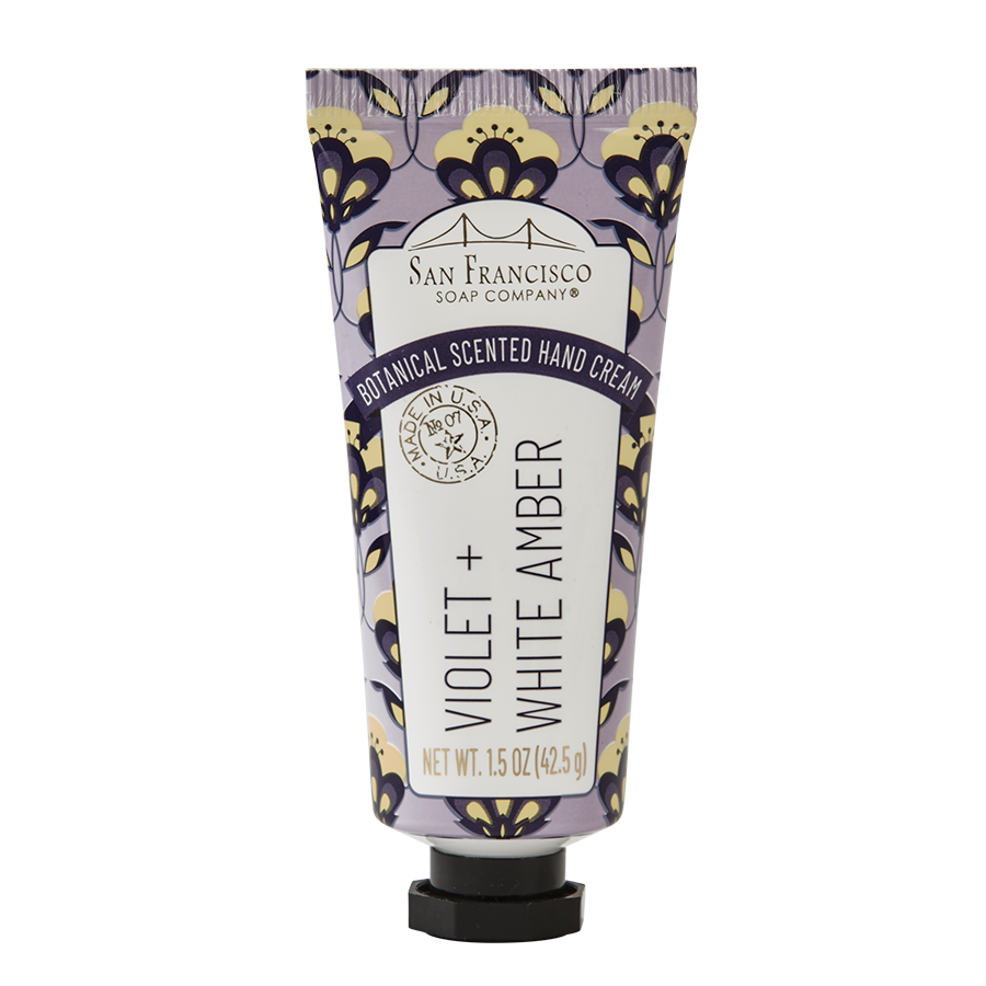 Botanical Hand Cream - Violet & White Amber – San Francisco Soap Co.