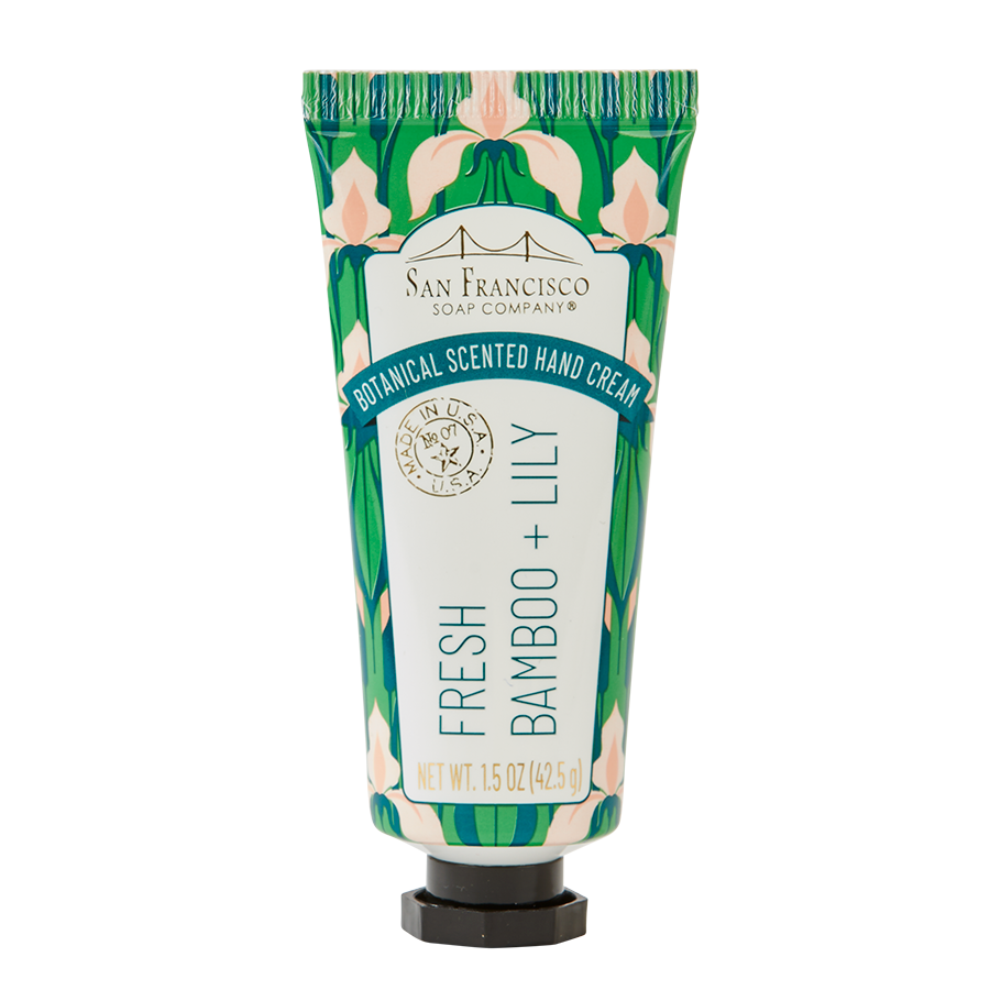 Botanical Hand Cream - Fresh Bamboo & Lily – San Francisco Soap Co.