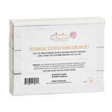 Load image into Gallery viewer, Botanical Hand Cream 3 Piece Set
