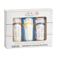 Load image into Gallery viewer, Botanical Hand Cream 3 Piece Set
