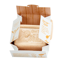 Load image into Gallery viewer, Clean &amp; Caprine Goat Milk Bar Soap - Honey Scent with Apricot Shell Bits
