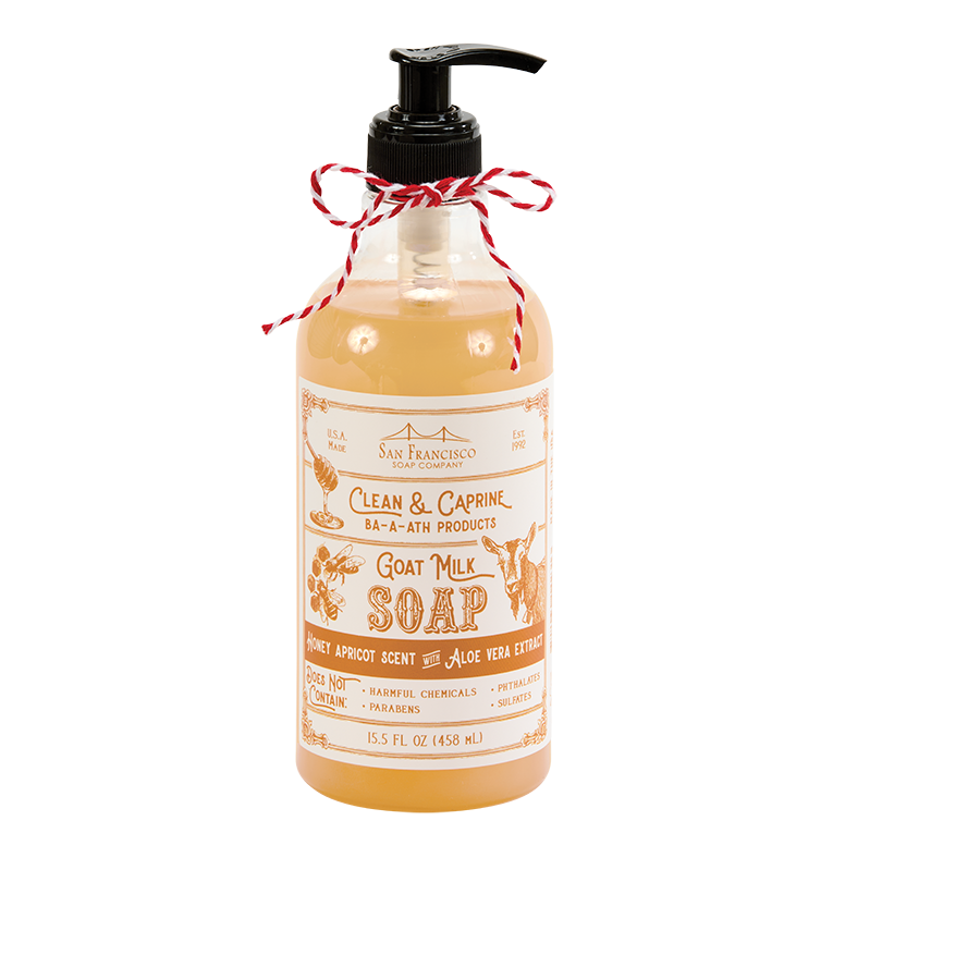Clean & Caprine Goat Milk Hand Soap - Honey Apricot Scent