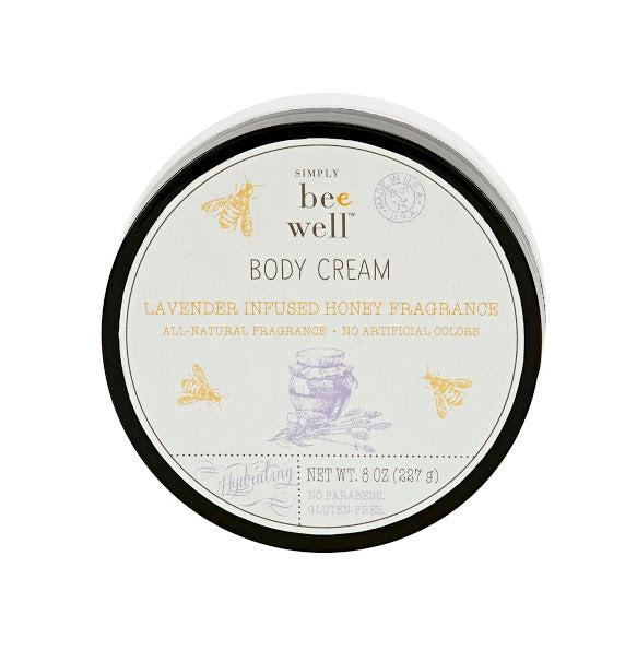 Simply Bee Well Honey Infused Body Cream - Lavender Infused Honey
