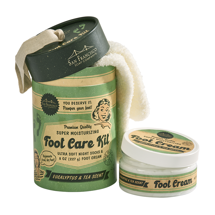 Foot Care Kit- Retro - Eucalyptus & Tea